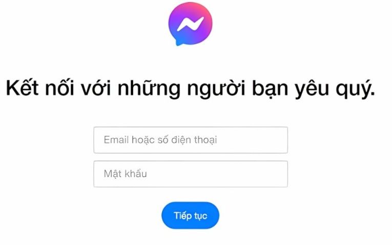 Bước 1: Truy cập Messenger trên Google Chrome